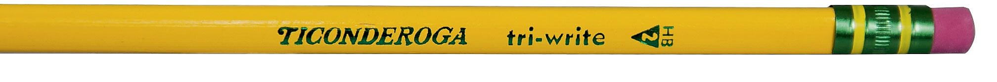 Ticonderoga Wooden Pencil, 0.7mm, #2 Soft Lead, 8/Pack