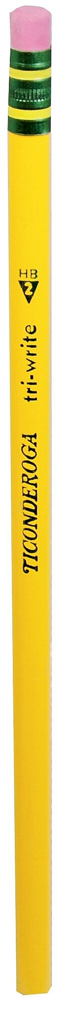 Ticonderoga Wooden Pencil, 0.7mm, #2 Soft Lead, 8/Pack