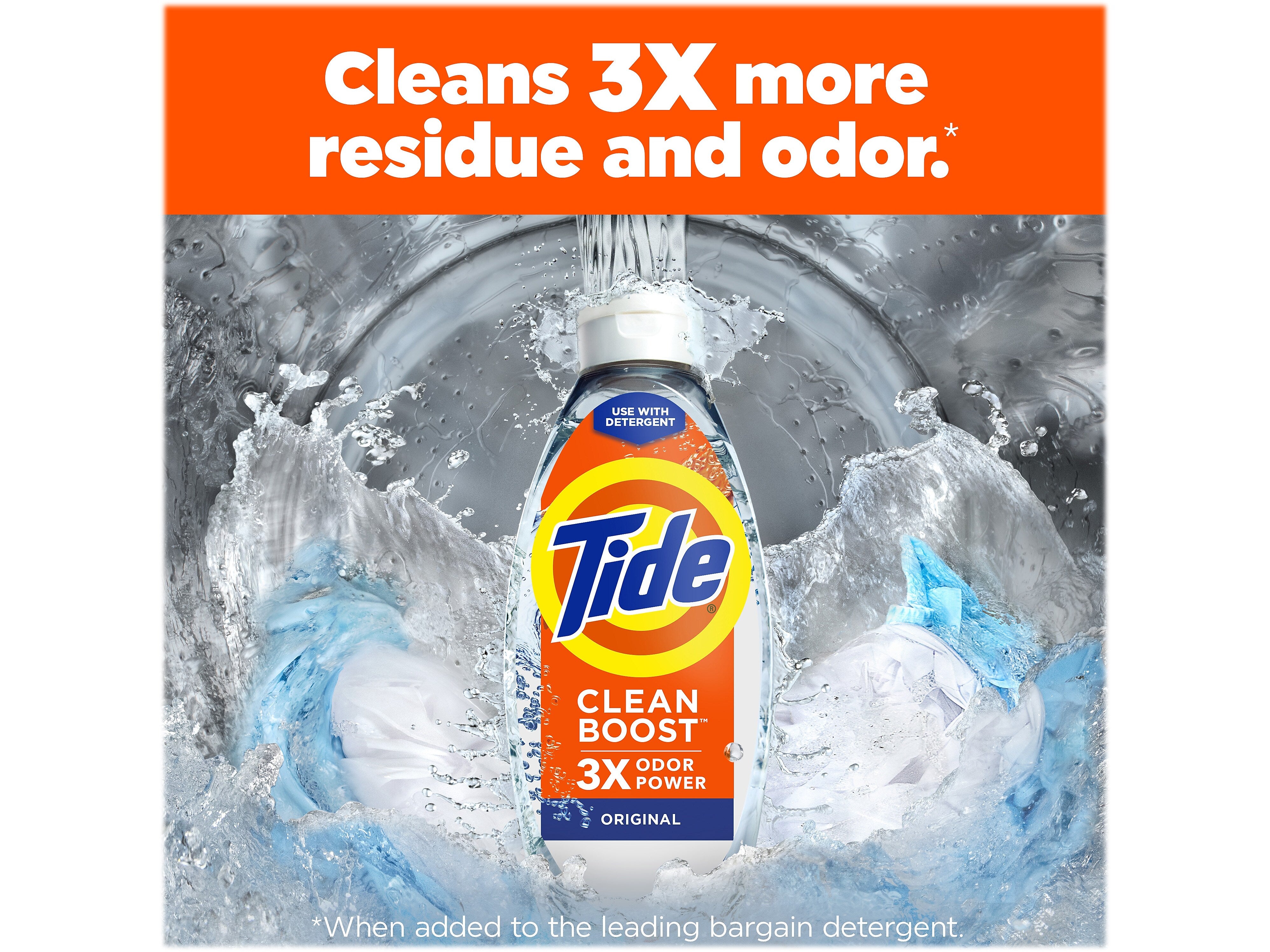 Tide Clean Boost In-Wash Scent Booster, Original, 48 fl. oz.