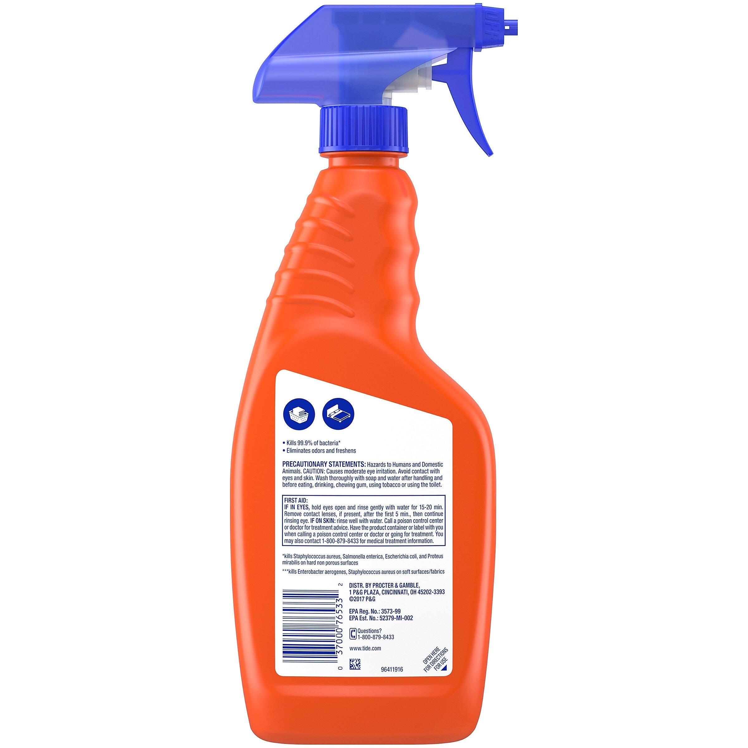 Tide Fabric Antibacterial Laundry Sanitizer, 22 oz.