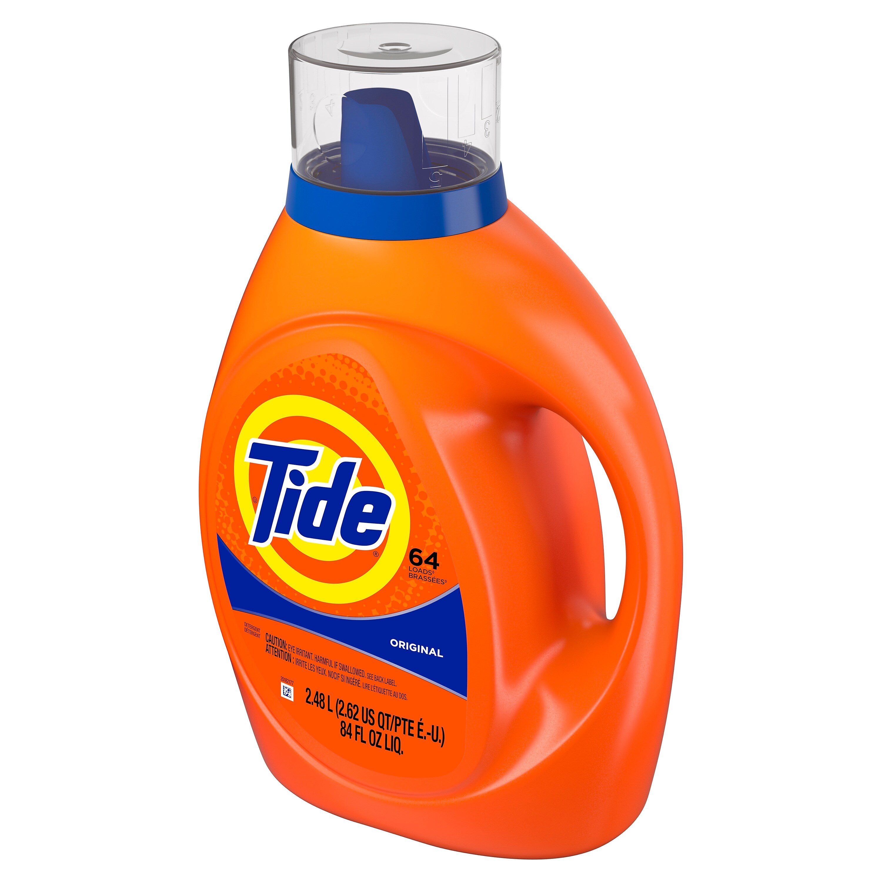 Tide HE Liquid Laundry Detergent, 64 Loads, 84 oz.