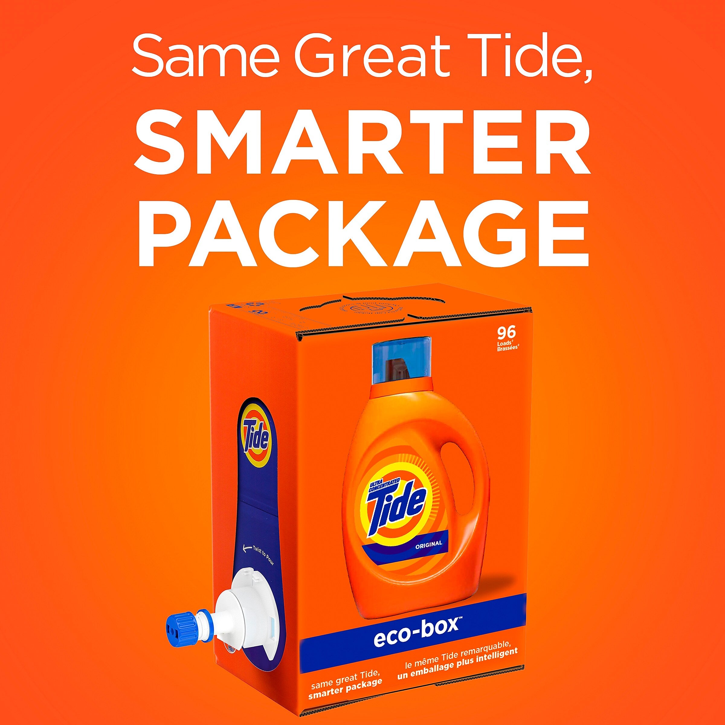 Tide HE Liquid Laundry Detergent, 96 Loads, 105 oz.