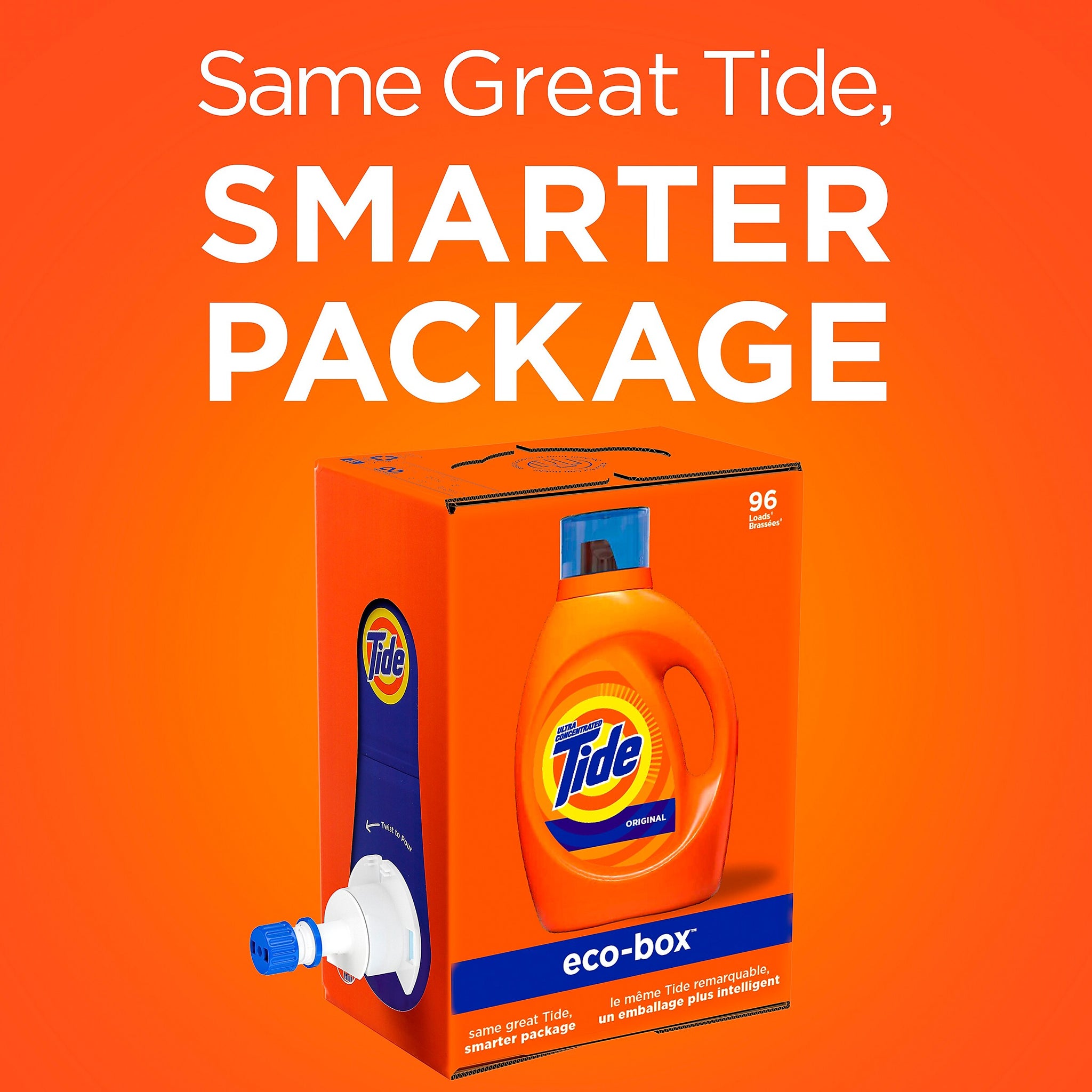 Tide HE Liquid Laundry Detergent, 96 Loads, 105 oz.