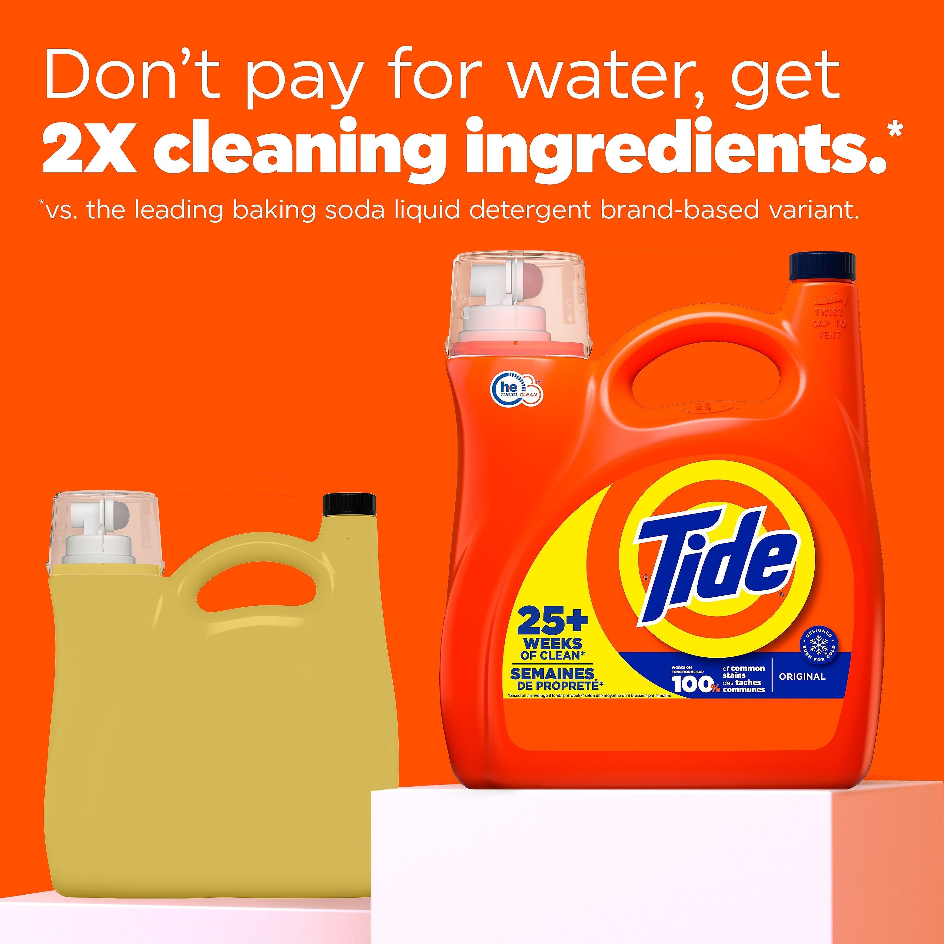 Tide Liquid Laundry Detergent, Original, 100 loads, 146 fl oz, HE Compatible