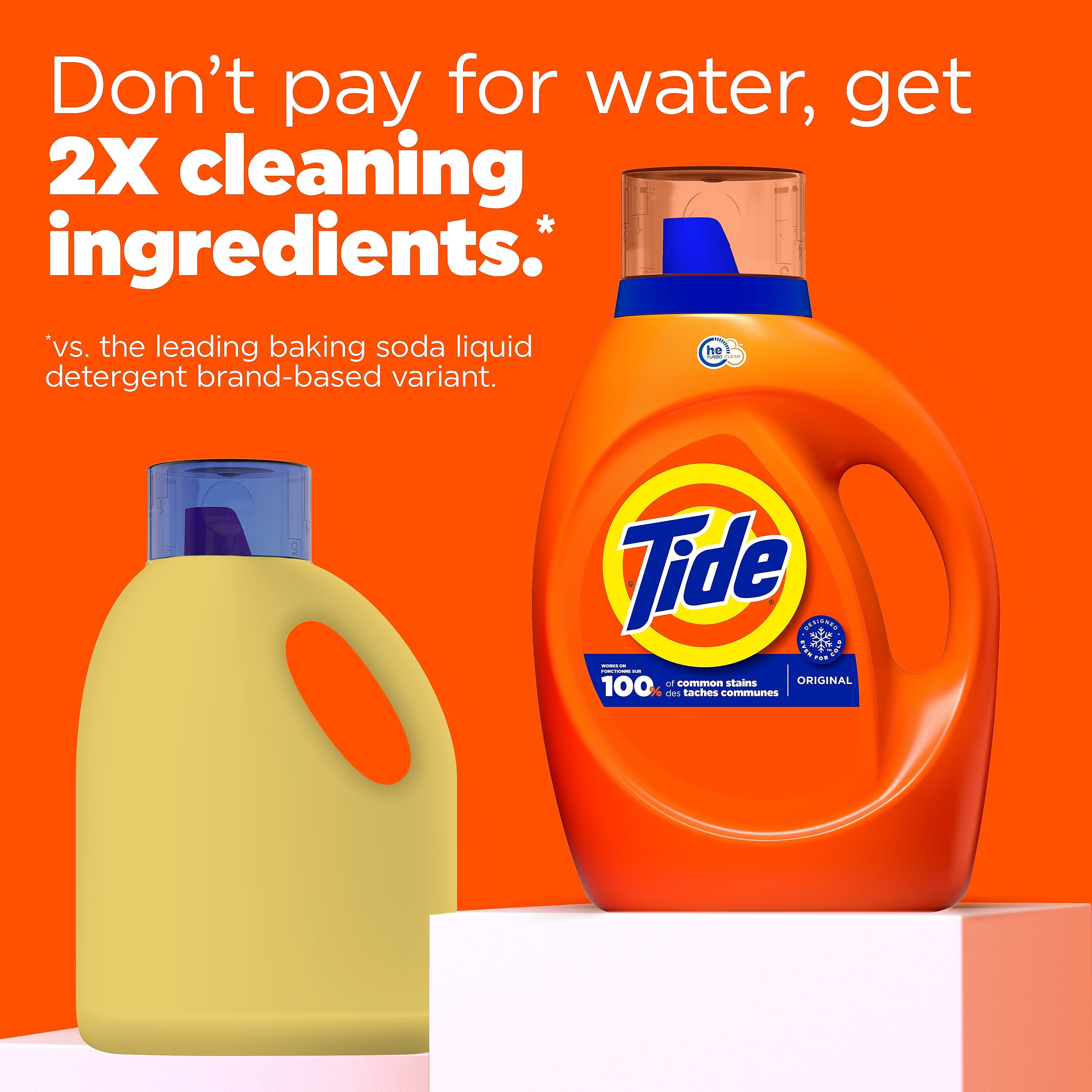 Tide Liquid Laundry Detergent, Original Scent, 42 fl oz, 32 Loads