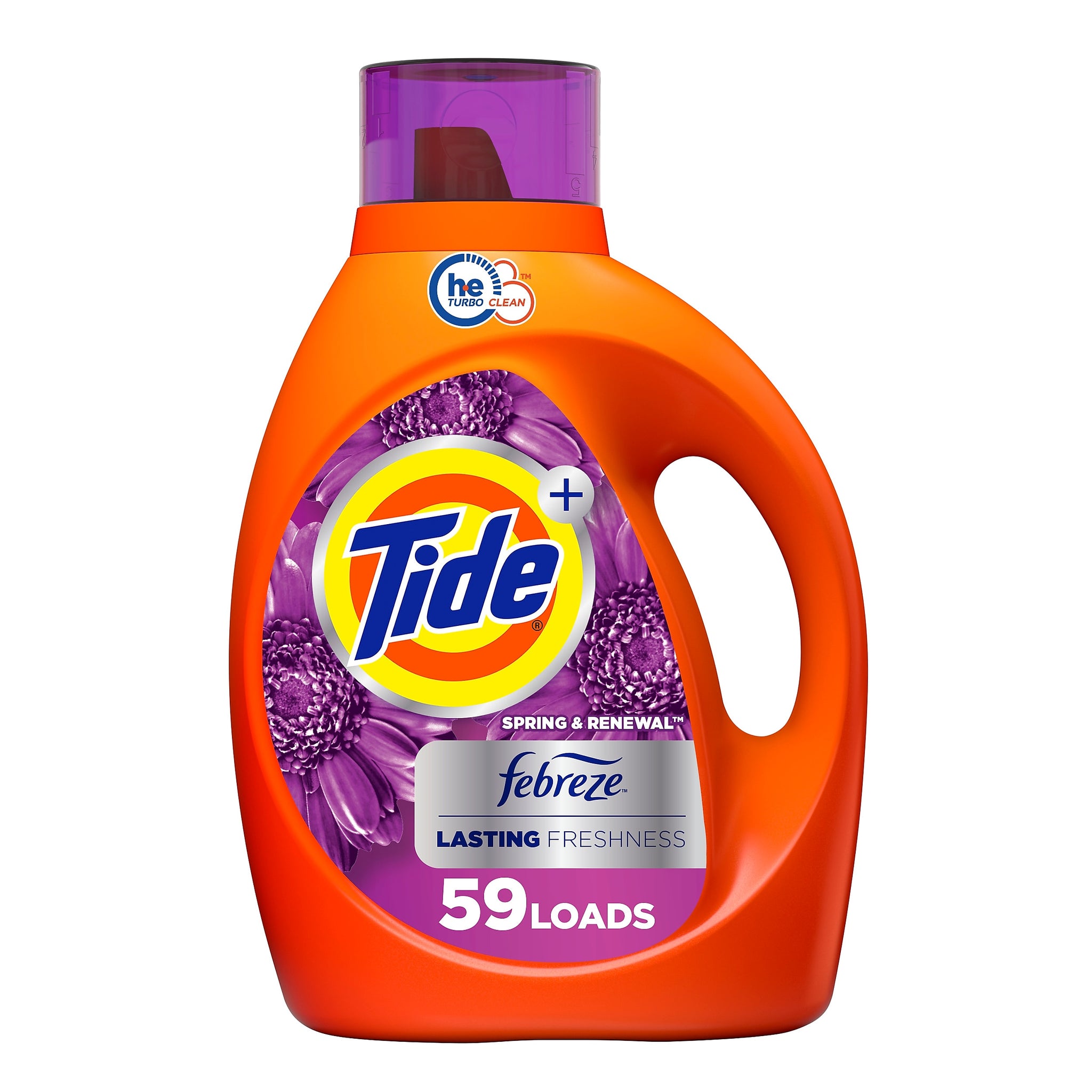 Tide Plus Febreze Freshness HE Liquid Laundry Detergent, 59 Loads, 84 oz.
