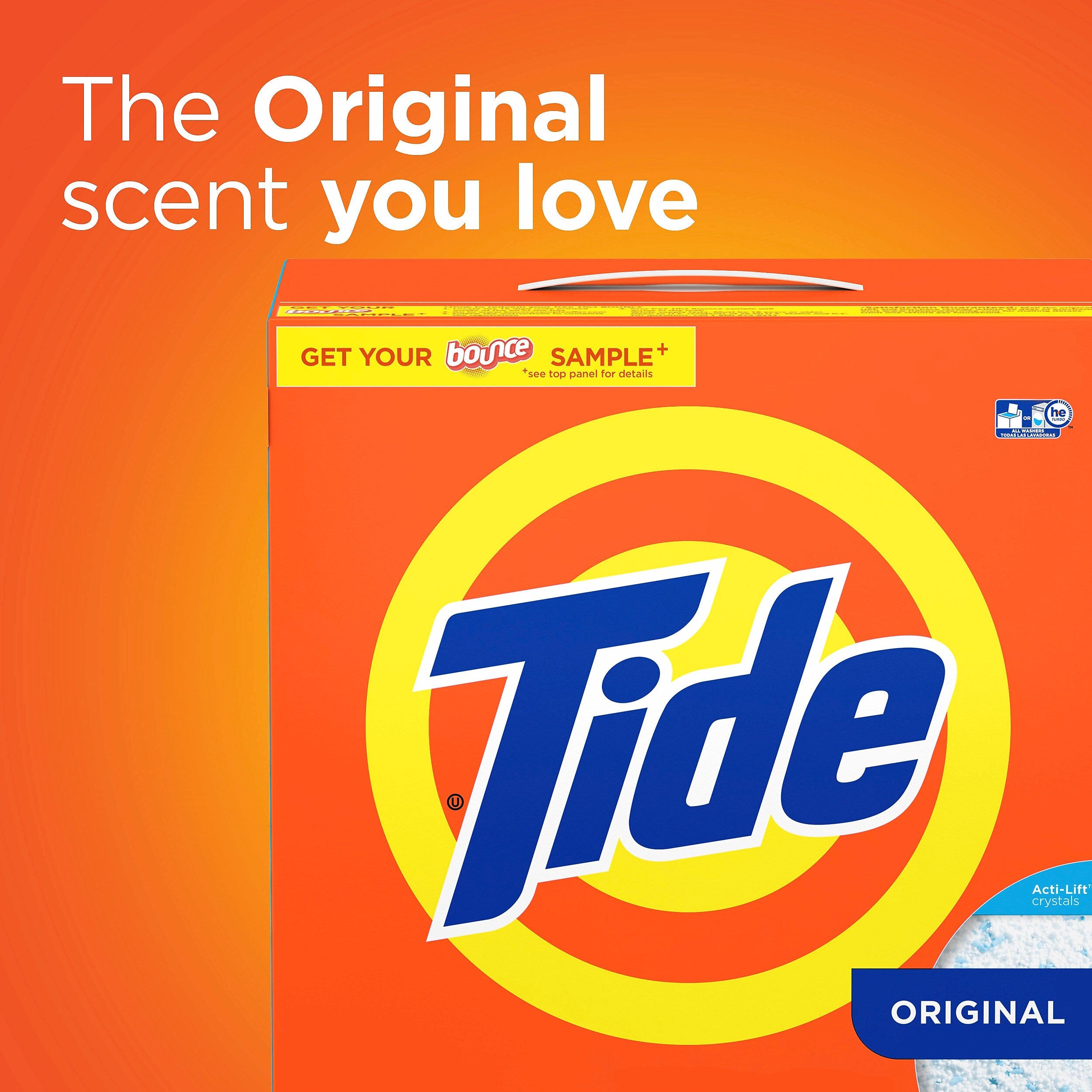 Tide Powder Laundry Detergent, 68 Loads, 95 oz.