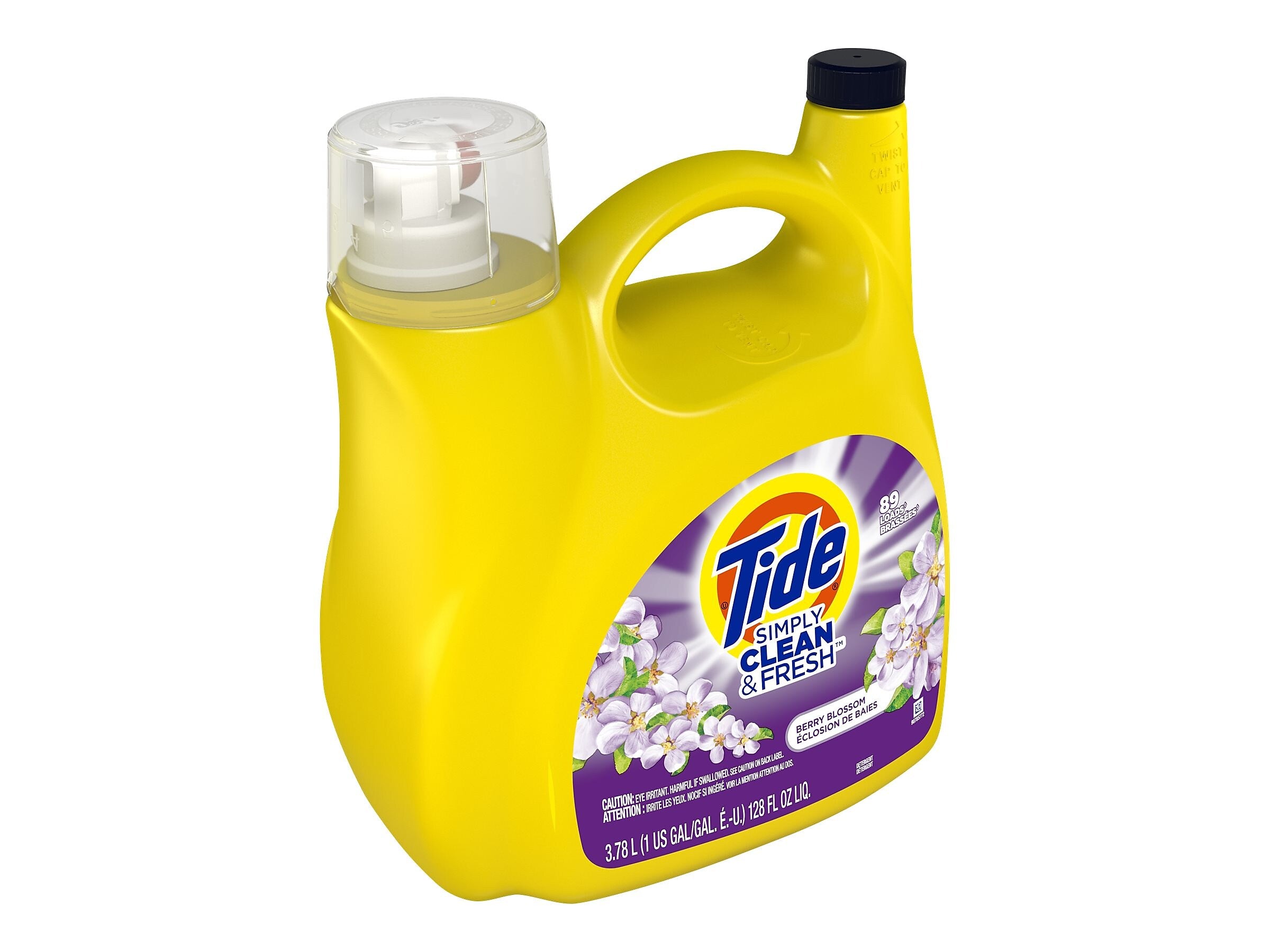 Tide Simply Clean & Fresh Liquid Laundry Detergent, 89 Loads, 128 oz.