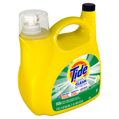 Tide Simply Clean & Fresh Liquid Laundry Detergent, Daybreak Fresh, 89 Loads, 128 fl. oz.