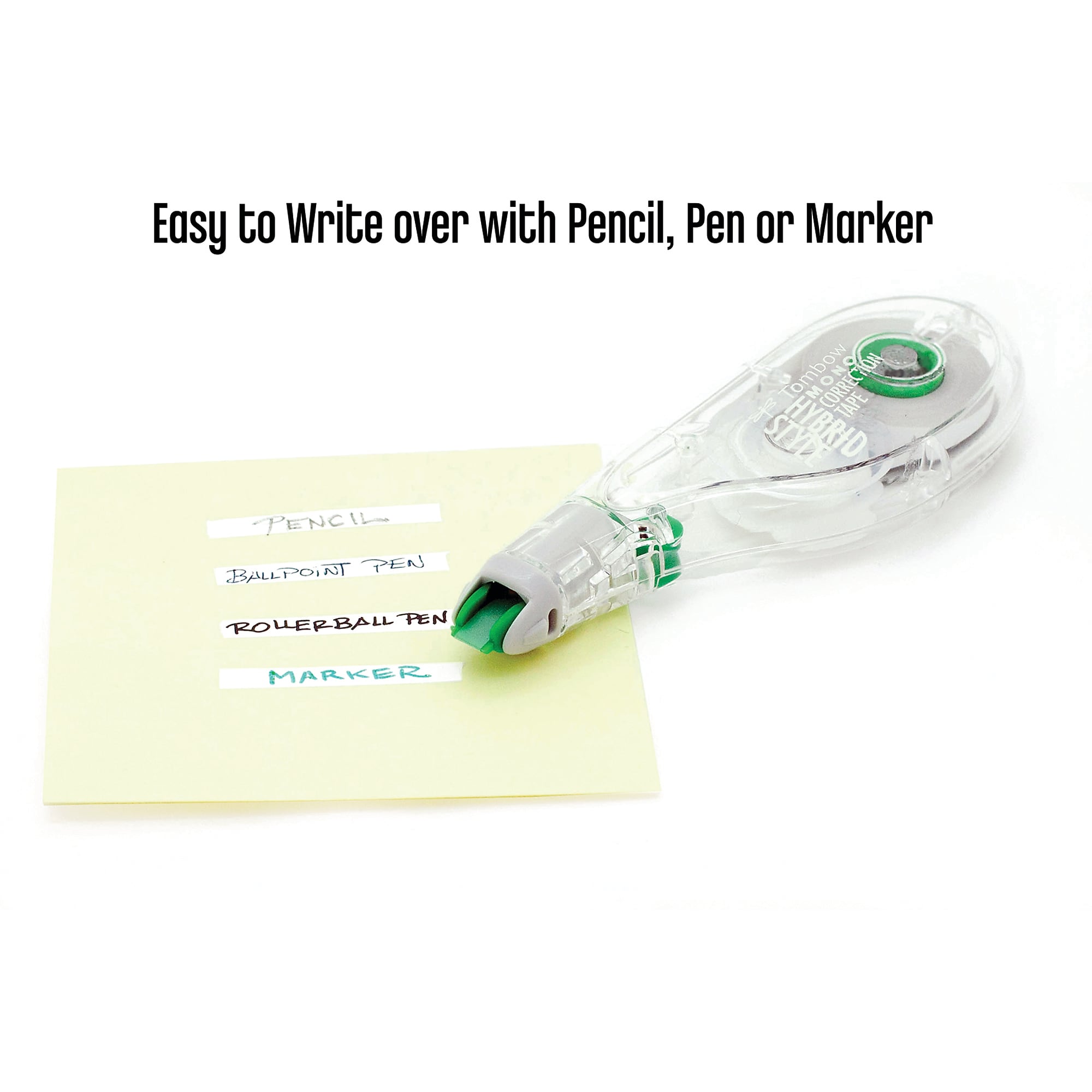 Tombow MONO Hybrid Style Correction Tape, White, 10/Pack
