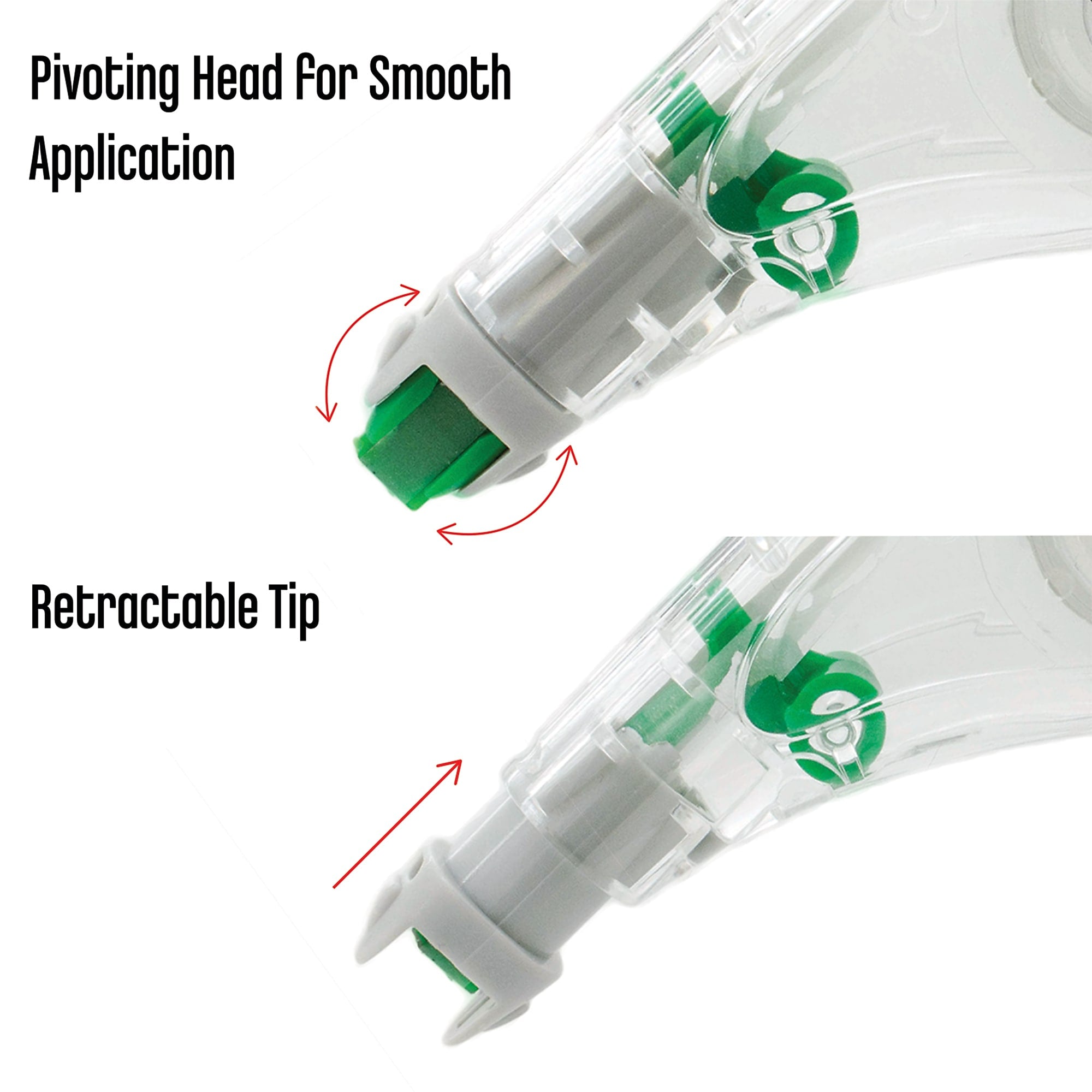 Tombow MONO Hybrid Style Correction Tape, White, 10/Pack