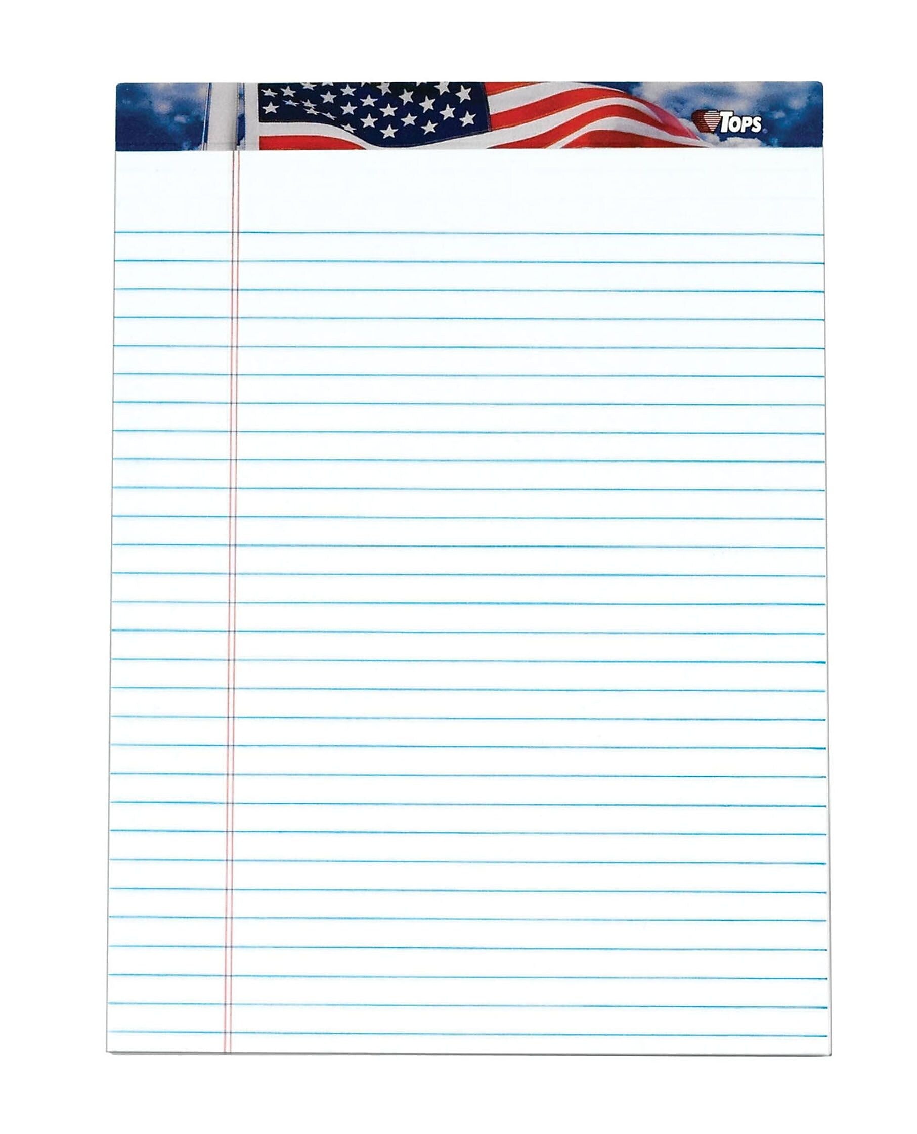 TOPS American Pride Notepads, 8.5