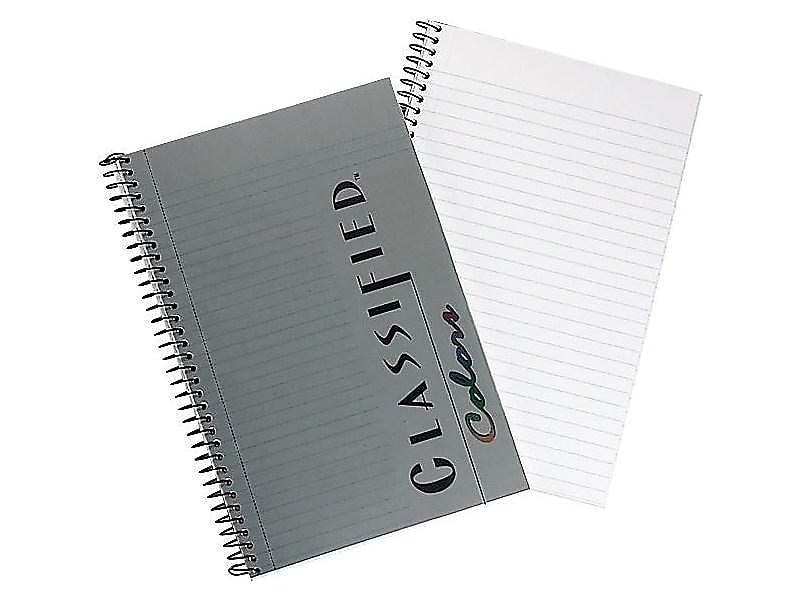 TOPS Classified Colors 1-Subject Notebooks, 5.5