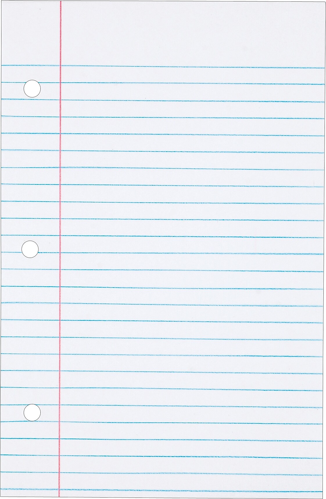 TOPS College Ruled Filler Paper, 5.5