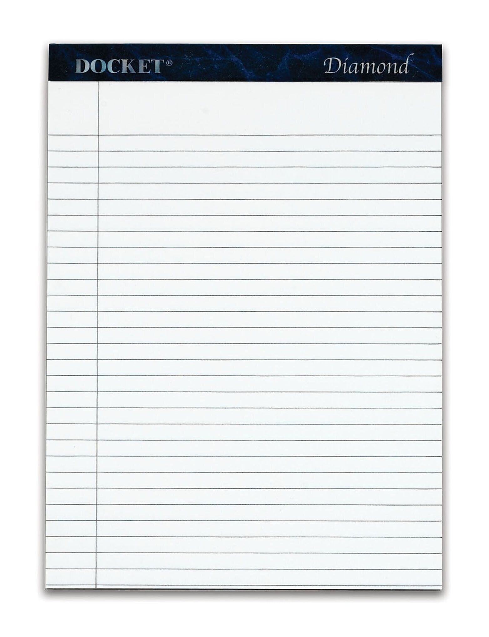 TOPS Docket Diamond Premium Stationery Tablets, 8-1/2