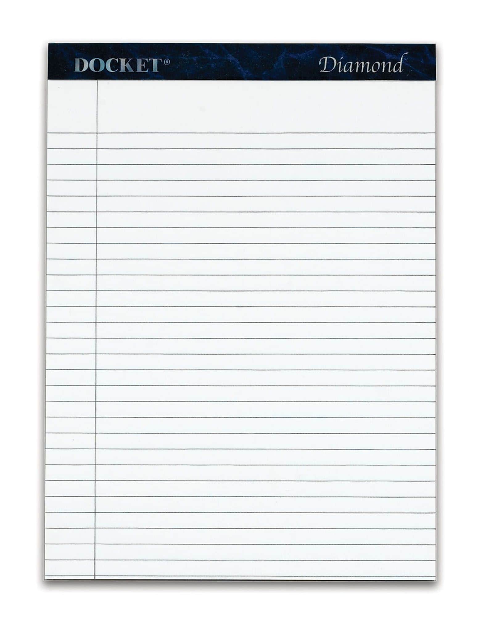 TOPS Docket Diamond Premium Stationery Tablets, 8-1/2