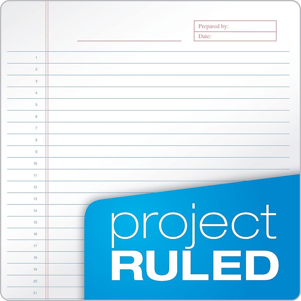 TOPS Docket Gold Notepad, 8.5
