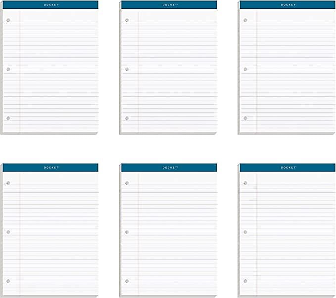 TOPS Docket Notepads, 8.25