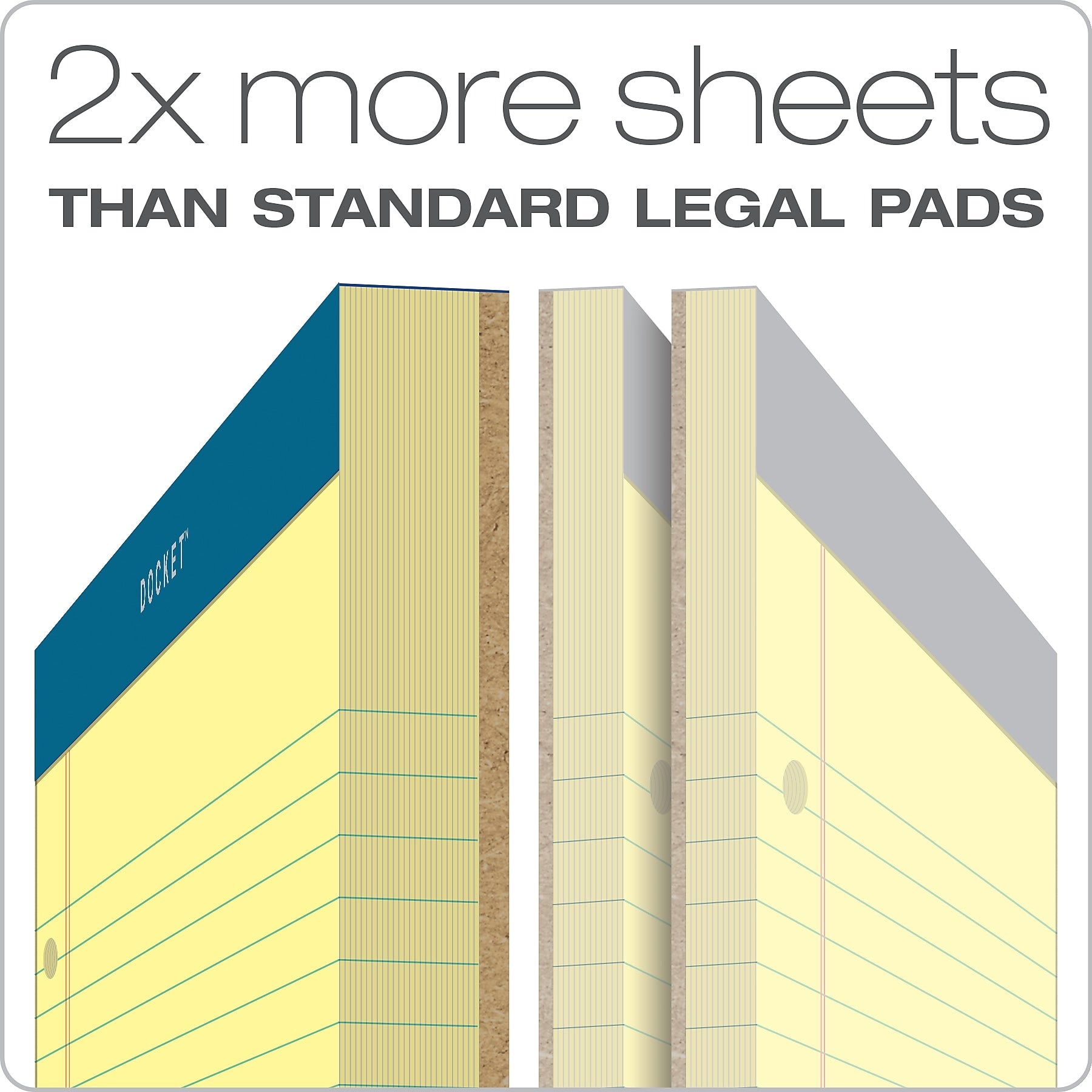 TOPS Docket Notepads, 8.5