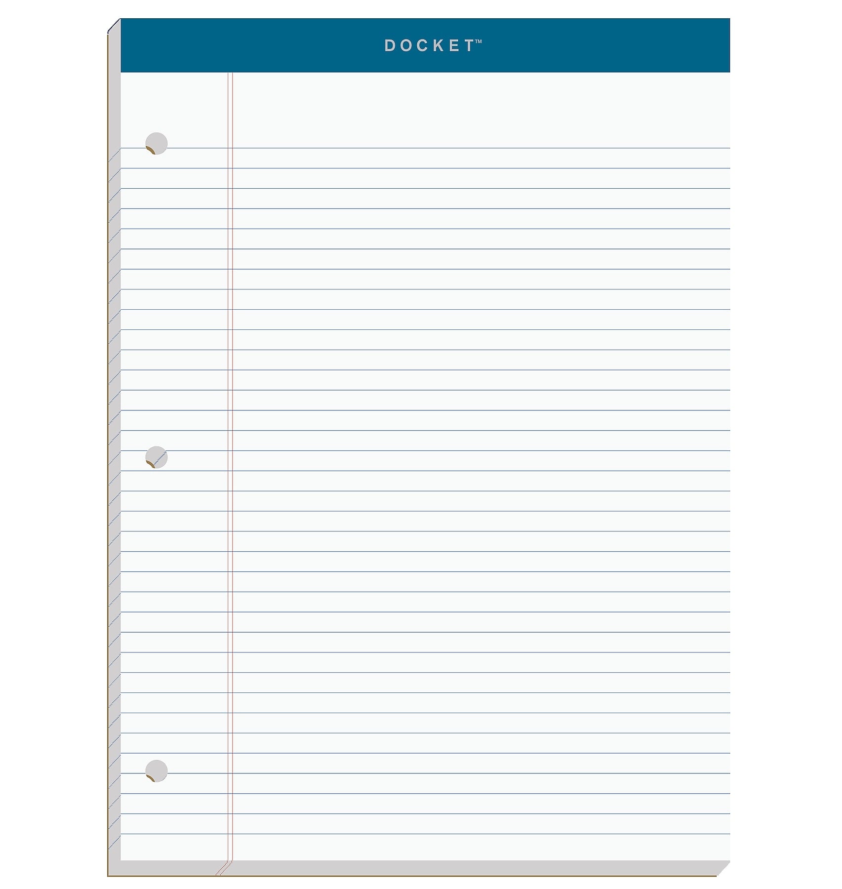 TOPS Double Docket Notepad, 8.5