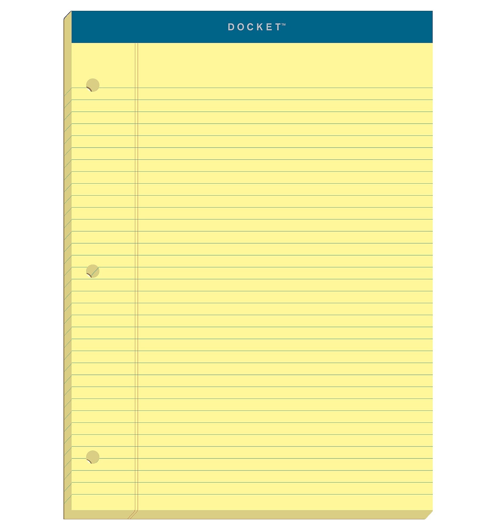 TOPS Double Docket Writing Tablet, 8-1/2