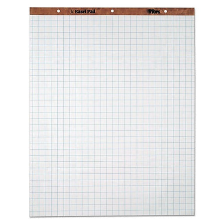 TOPS Easel Pad, 27" x 34", Grid Lined, 50 Sheets/Pad, 4 Pads/Carton