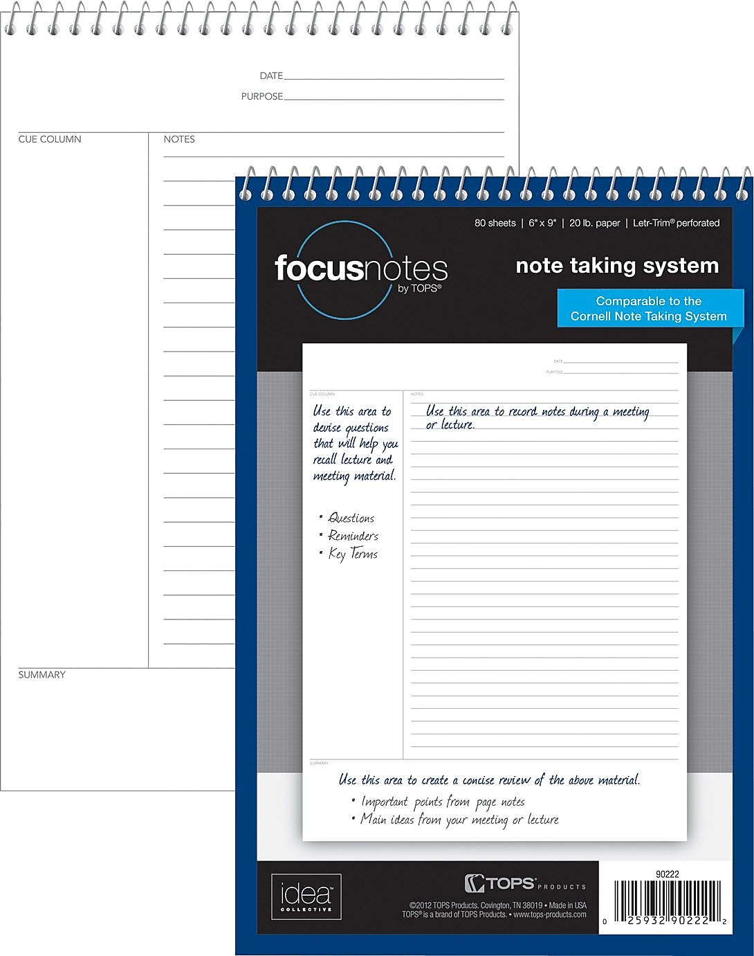 Tops® FocusNotes® Steno Pad, 6