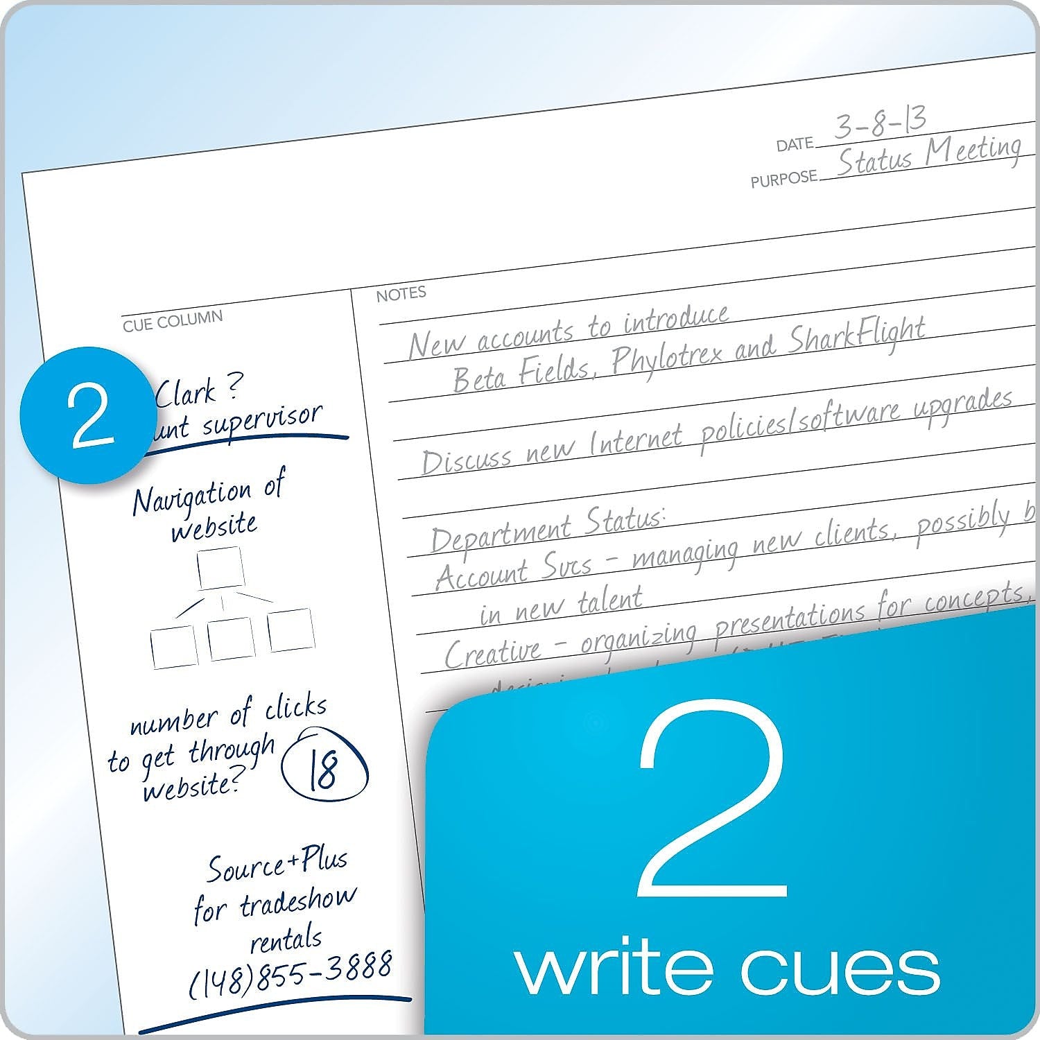 Tops® FocusNotes® Steno Pad, 6