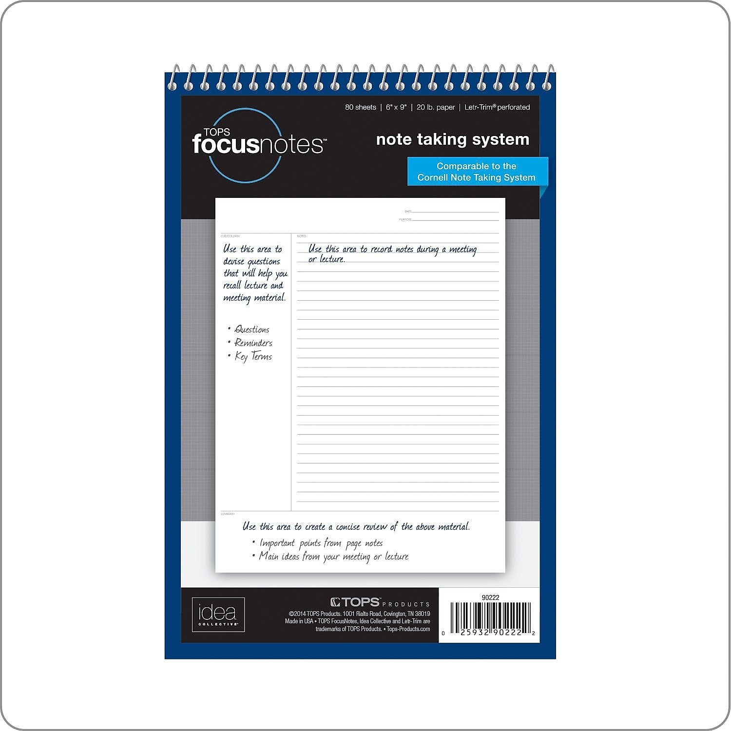 Tops® FocusNotes® Steno Pad, 6