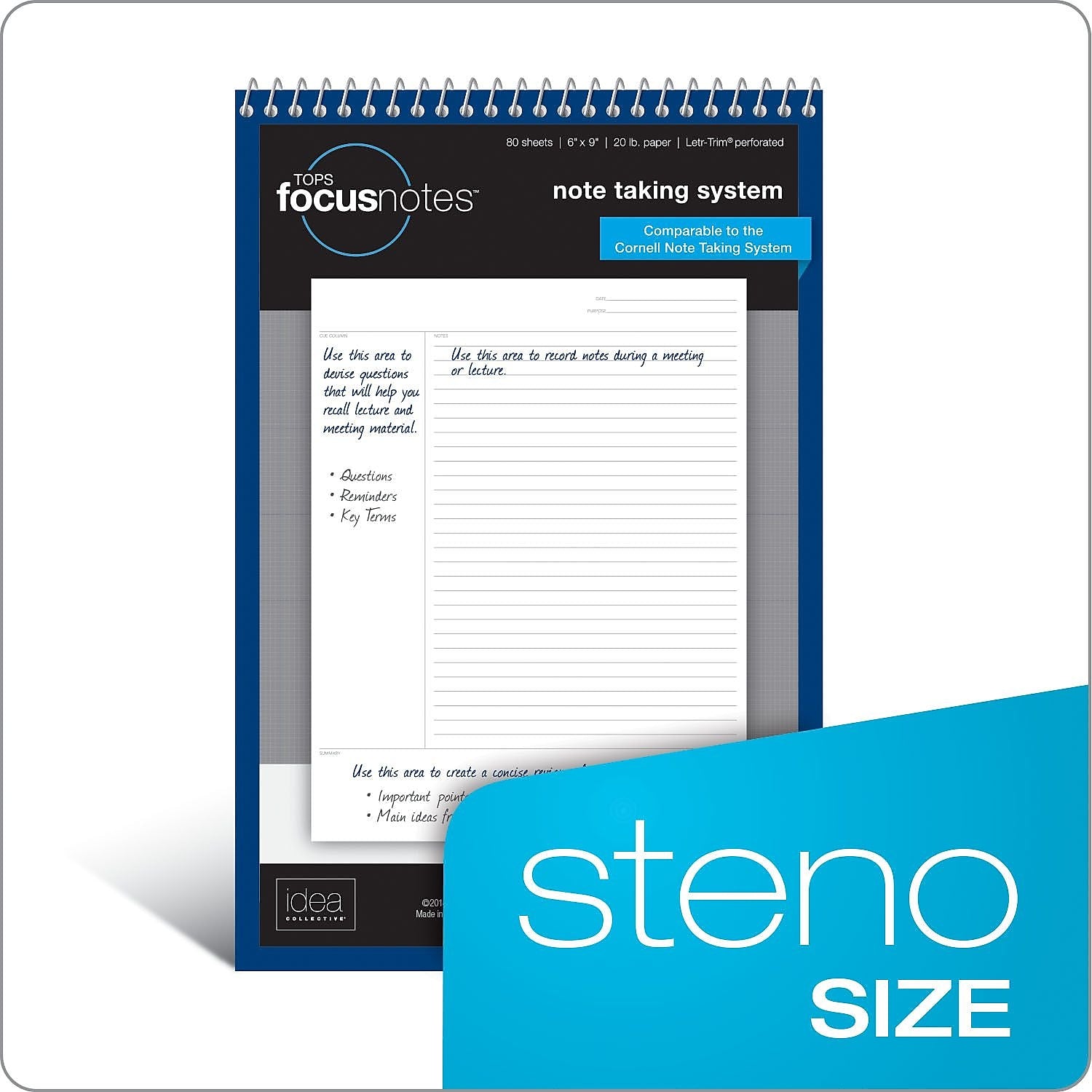 Tops® FocusNotes® Steno Pad, 6