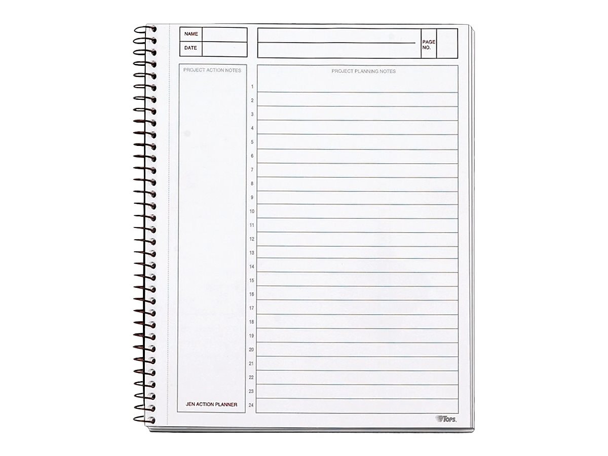 TOPS JEN Subject Notebooks, 6.75