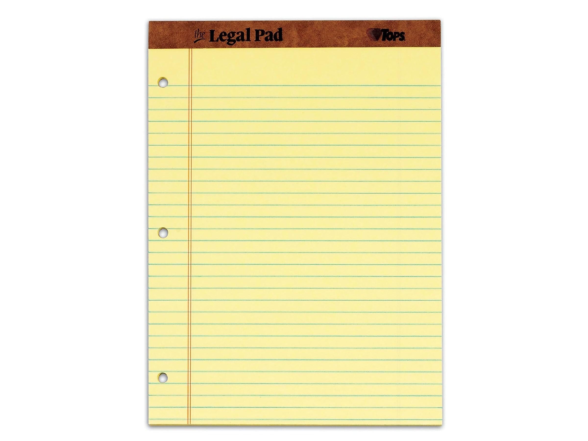 TOPS Legal Notepad, 8.5