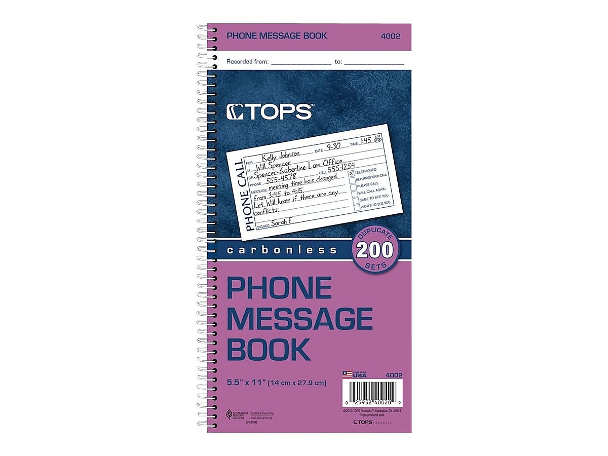 TOPS Message Pad, 5.5