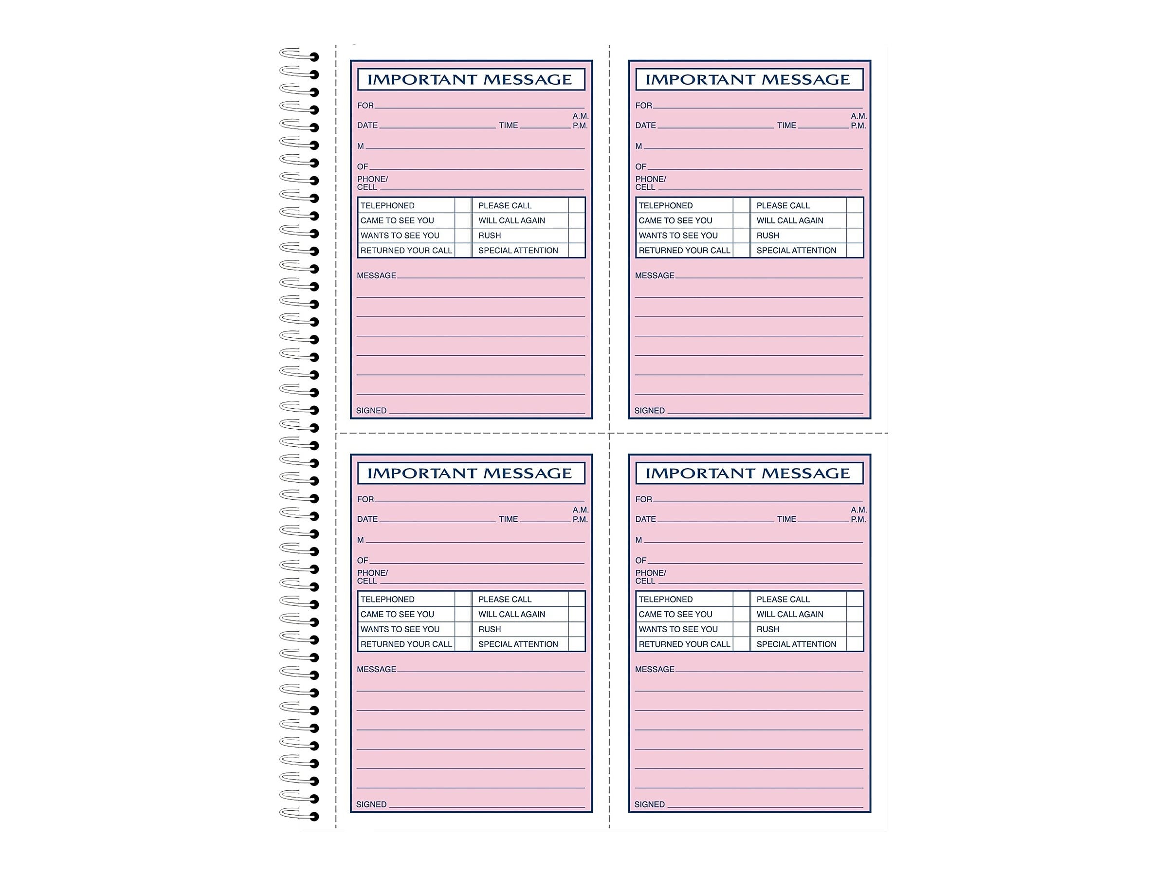 TOPS Message Pad, 8.25