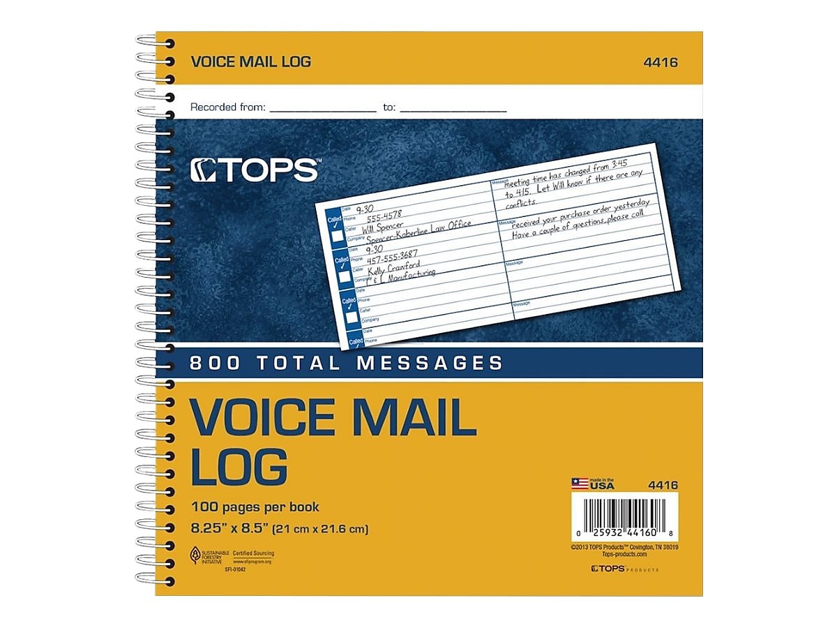 TOPS Message Pad, 8.25