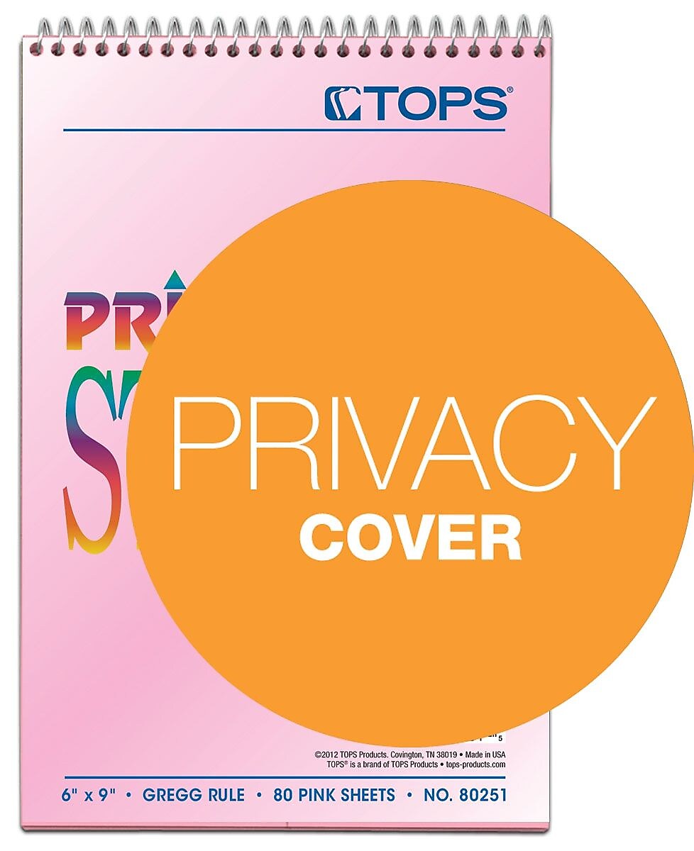 TOPS Prism Steno Pads, 6