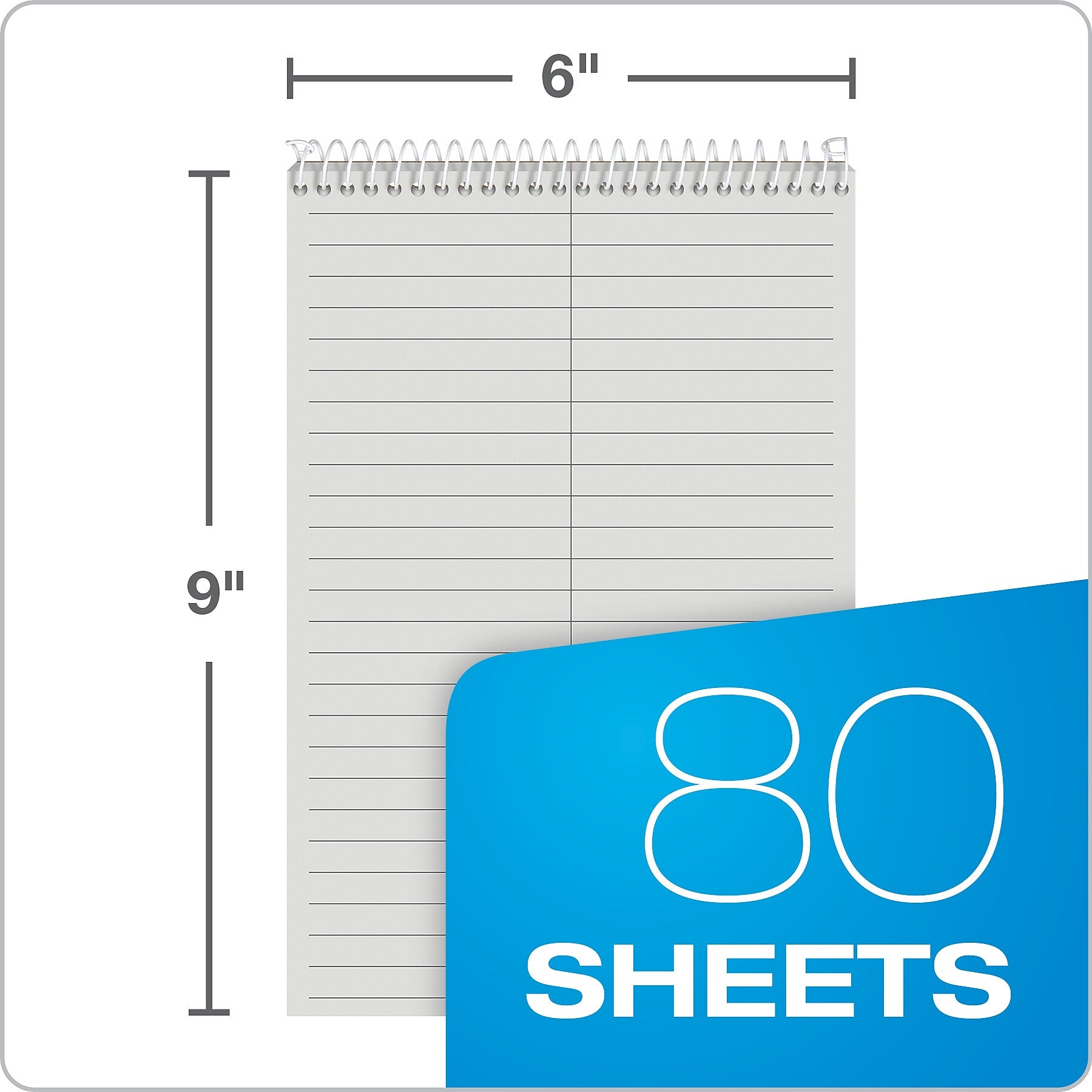 TOPS Prism Steno Pads, 6