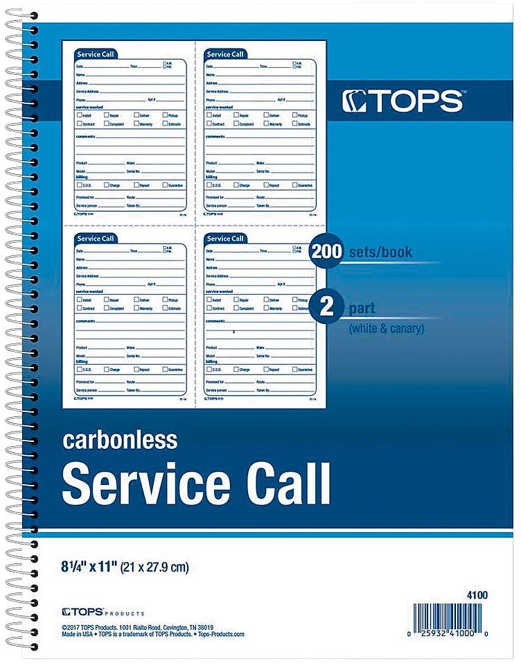 TOPS Professional Notebooks, 8.5