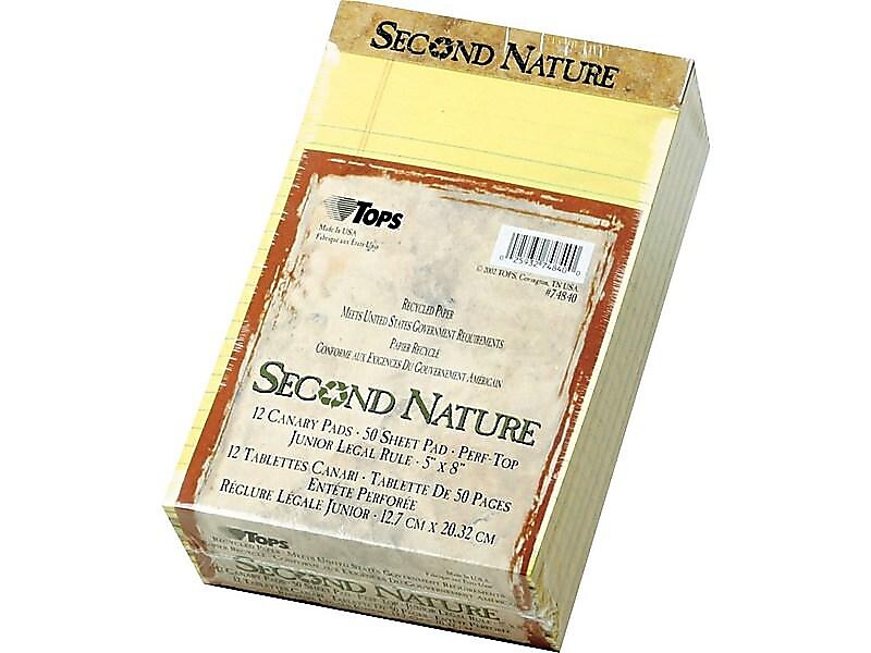 TOPS Second Nature Notepads, 5