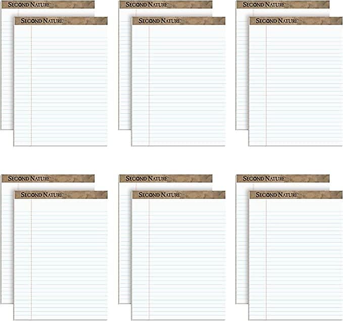 TOPS Second Nature Notepads, 8.5