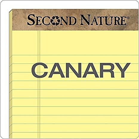 TOPS Second Nature Notepads, 8.5