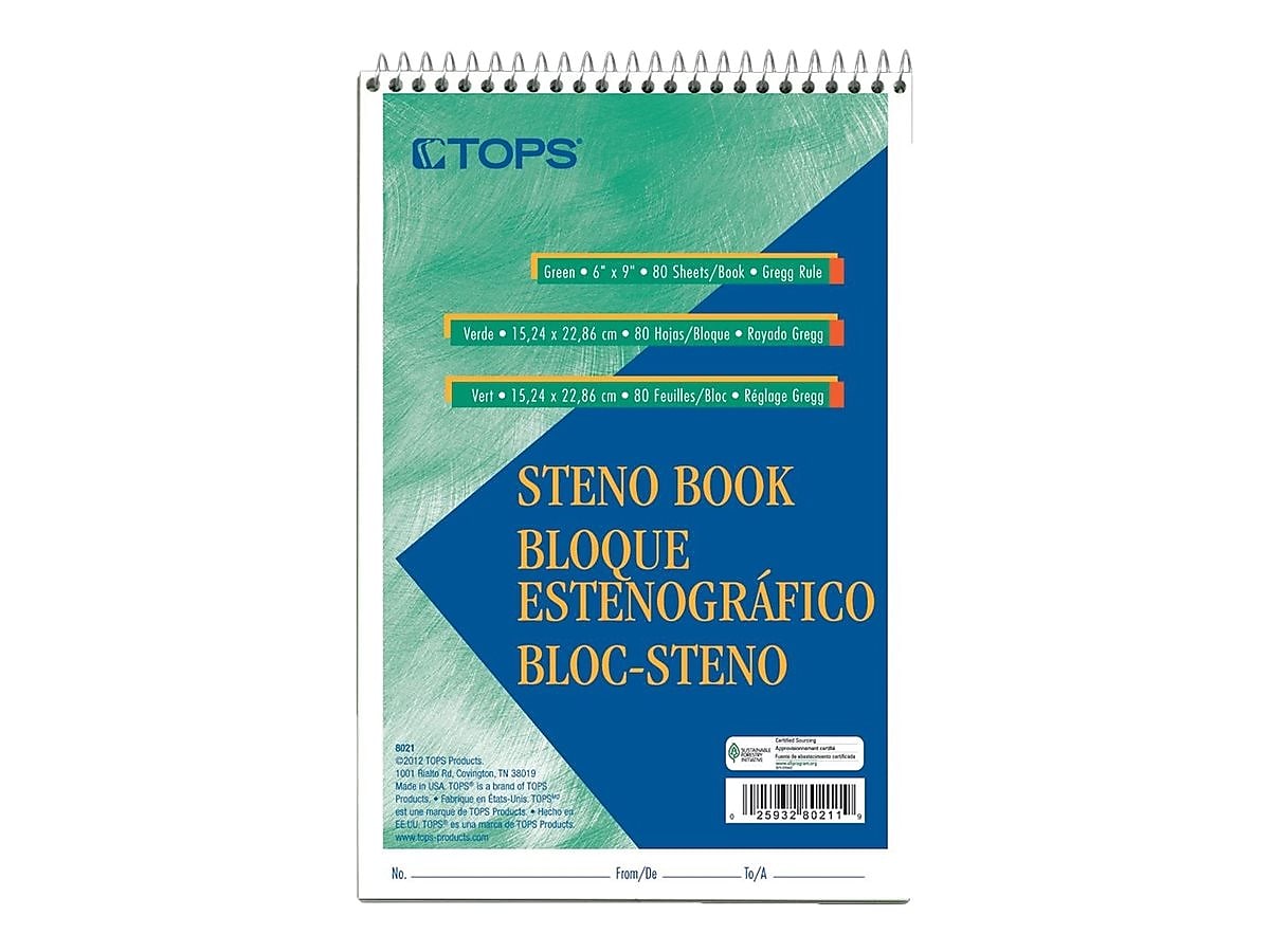 TOPS Steno Pad, 6