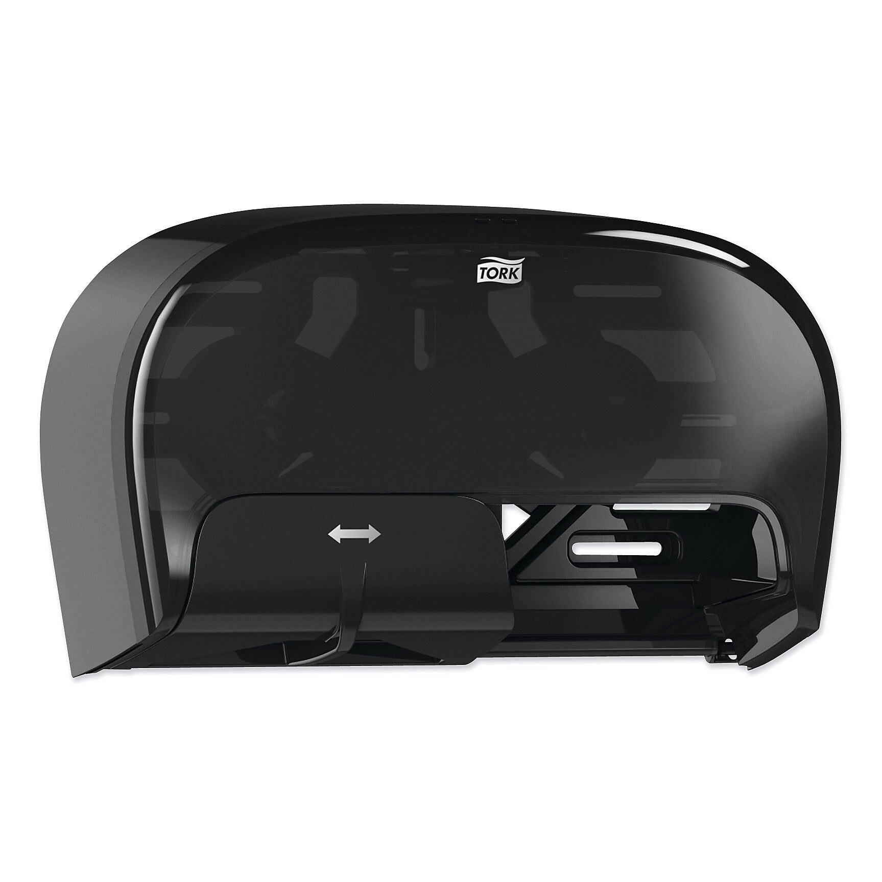 Tork High Capacity Bath Tissue Roll Dispenser for OptiCore, 16.62 x 5.25 x 9.93,Black