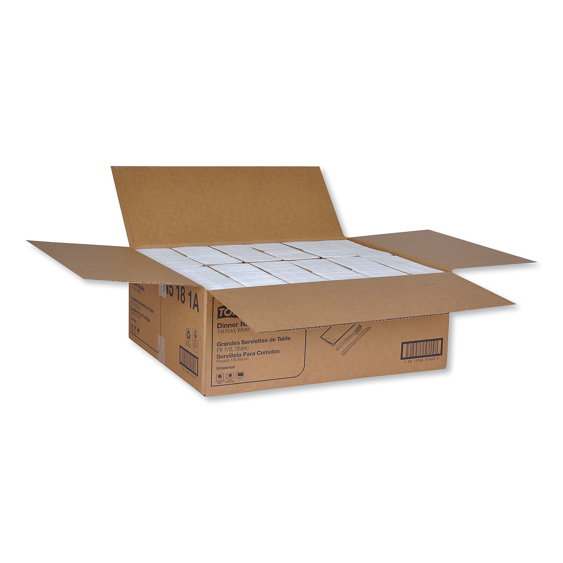 Tork Universal Dinner Napkins, 1-Ply, 15
