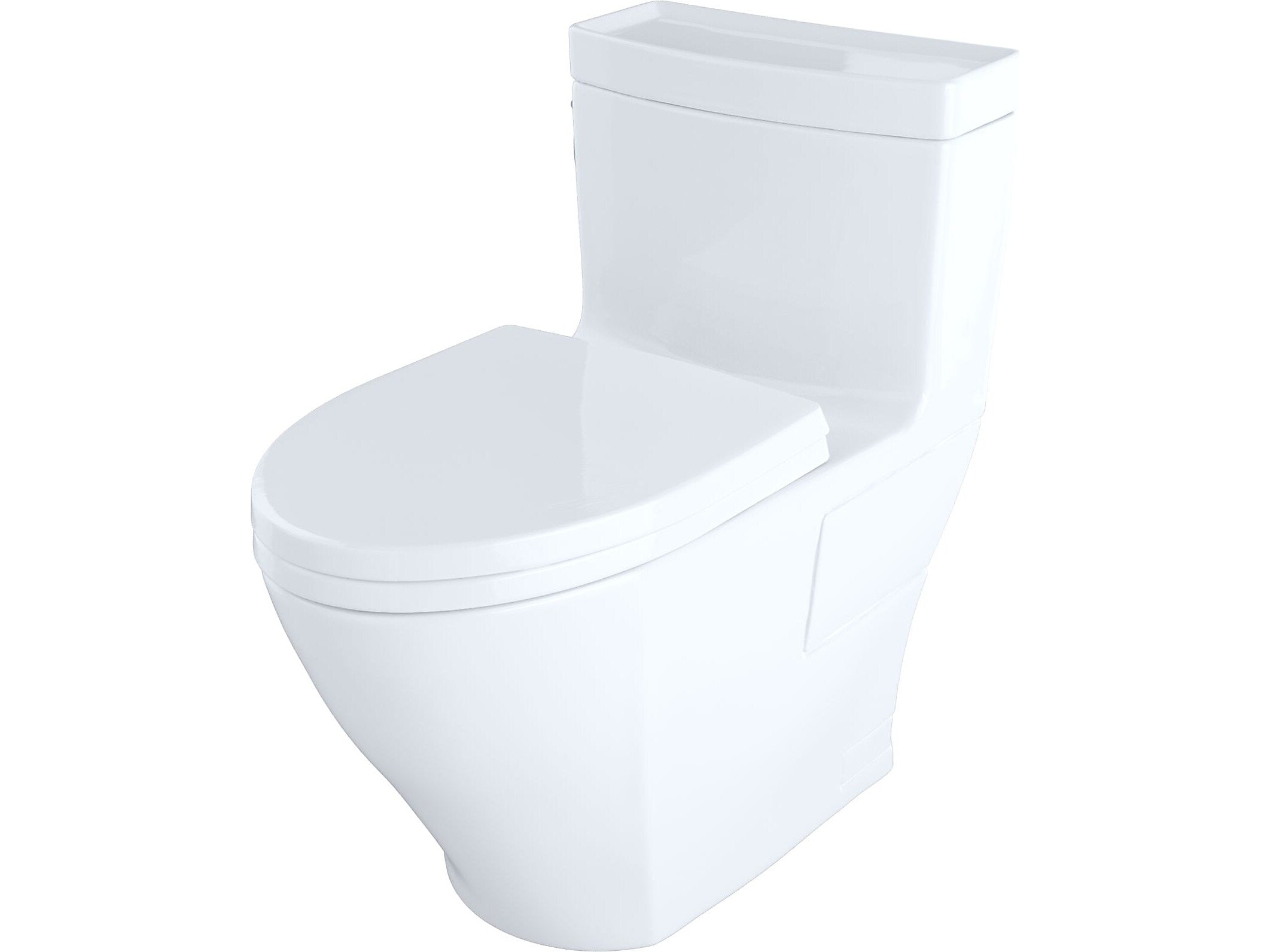 Toto Aimes 1.28 gal. Tornado Flush One-Piece Toilet, Colonial White