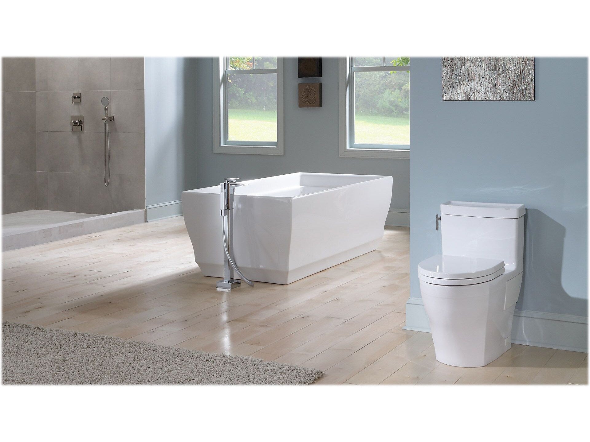 Toto Aimes 1.28 gal. Tornado Flush One-Piece Toilet, Colonial White