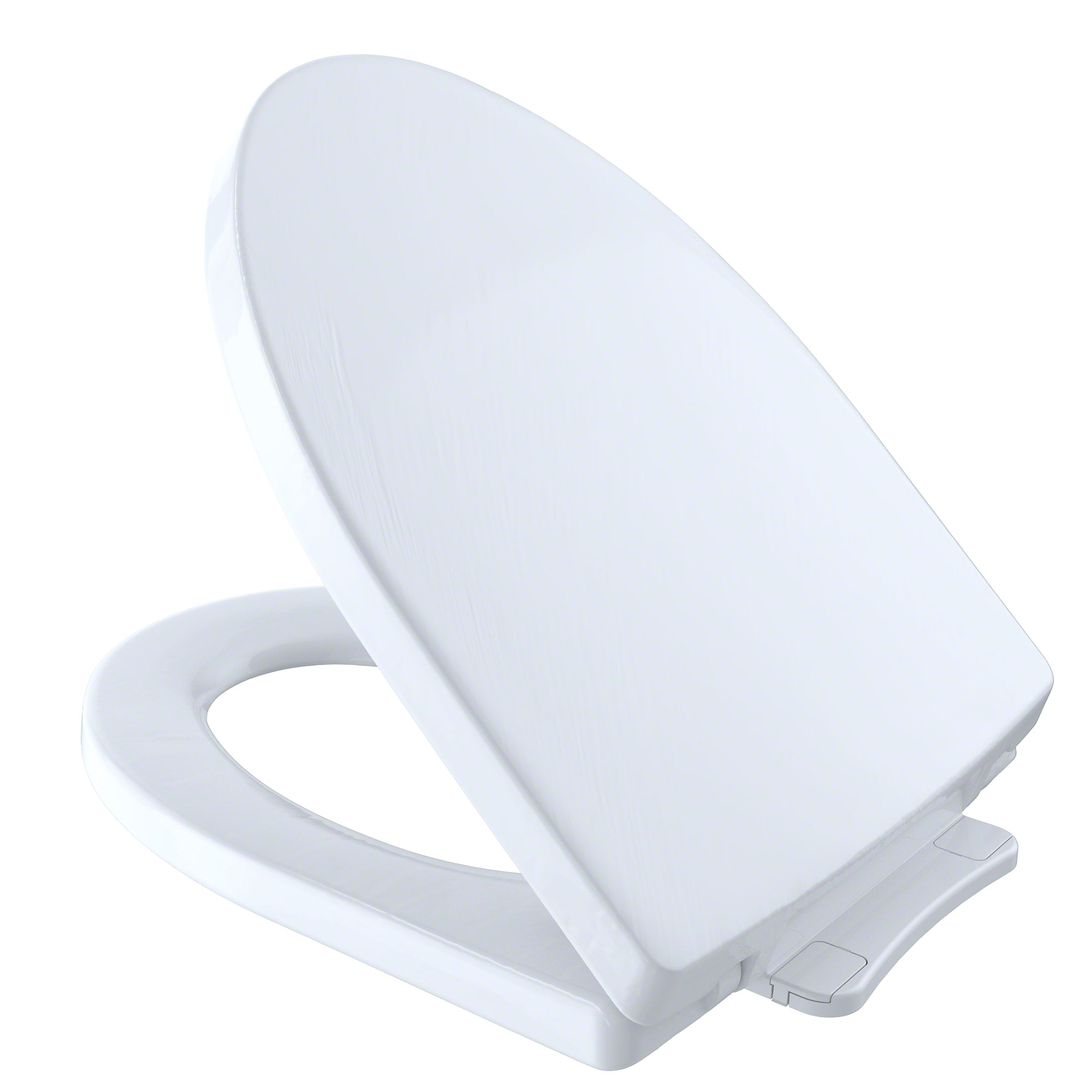 Toto Soiree Plastic Elongated Toilet Seat, Cotton White