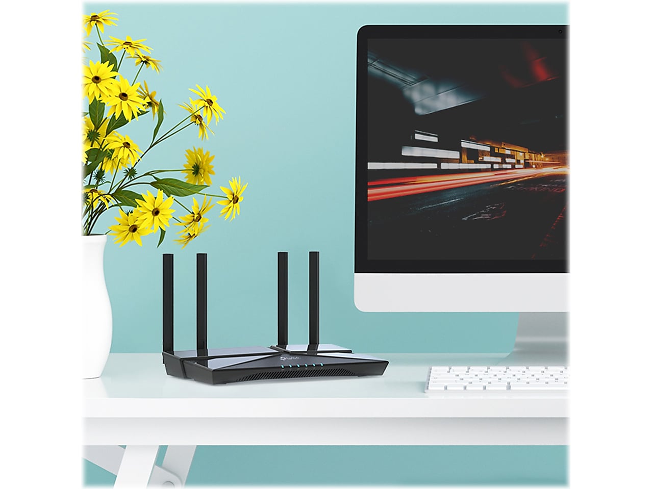 TP-LINK Archer AX1500 Dual Band MU-MIMO Gaming Router, Black