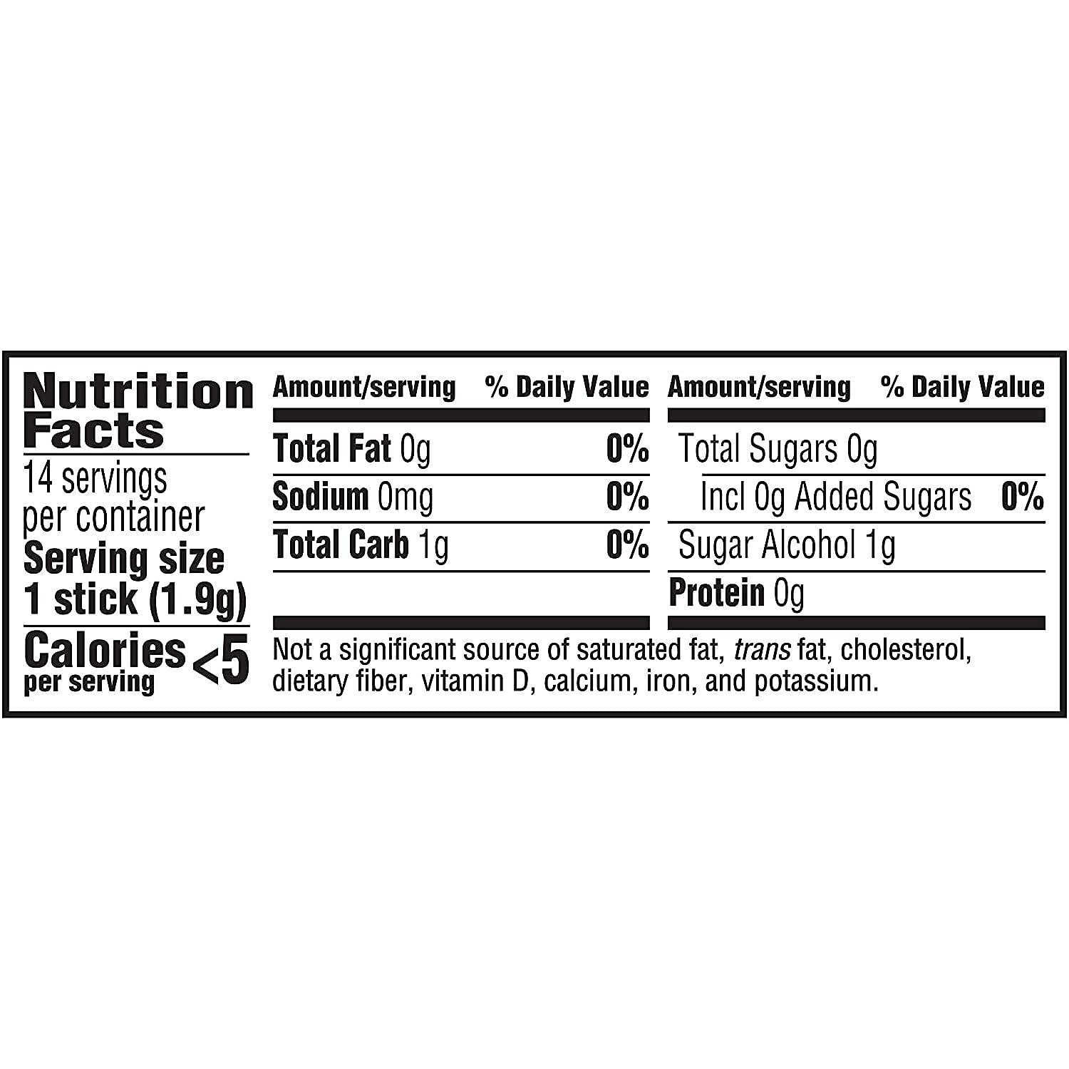 Trident Sugar Free Spearmint Gum, 14 Pieces/Pack, 12/Box
