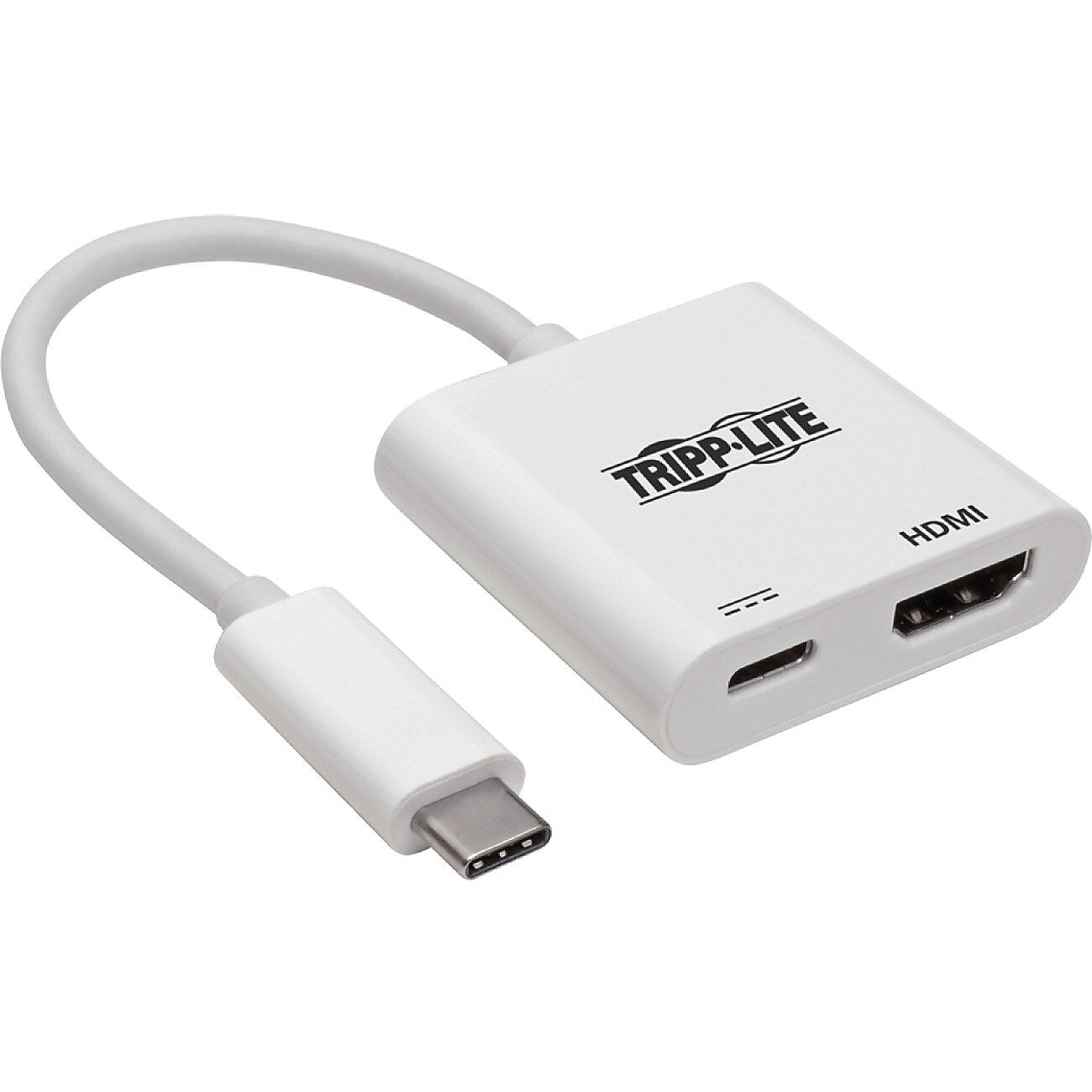 Tripp Lite U444-06N-H4K6WC 0.5ft HDMI/Thunderbolt 3 A/V Cable, White